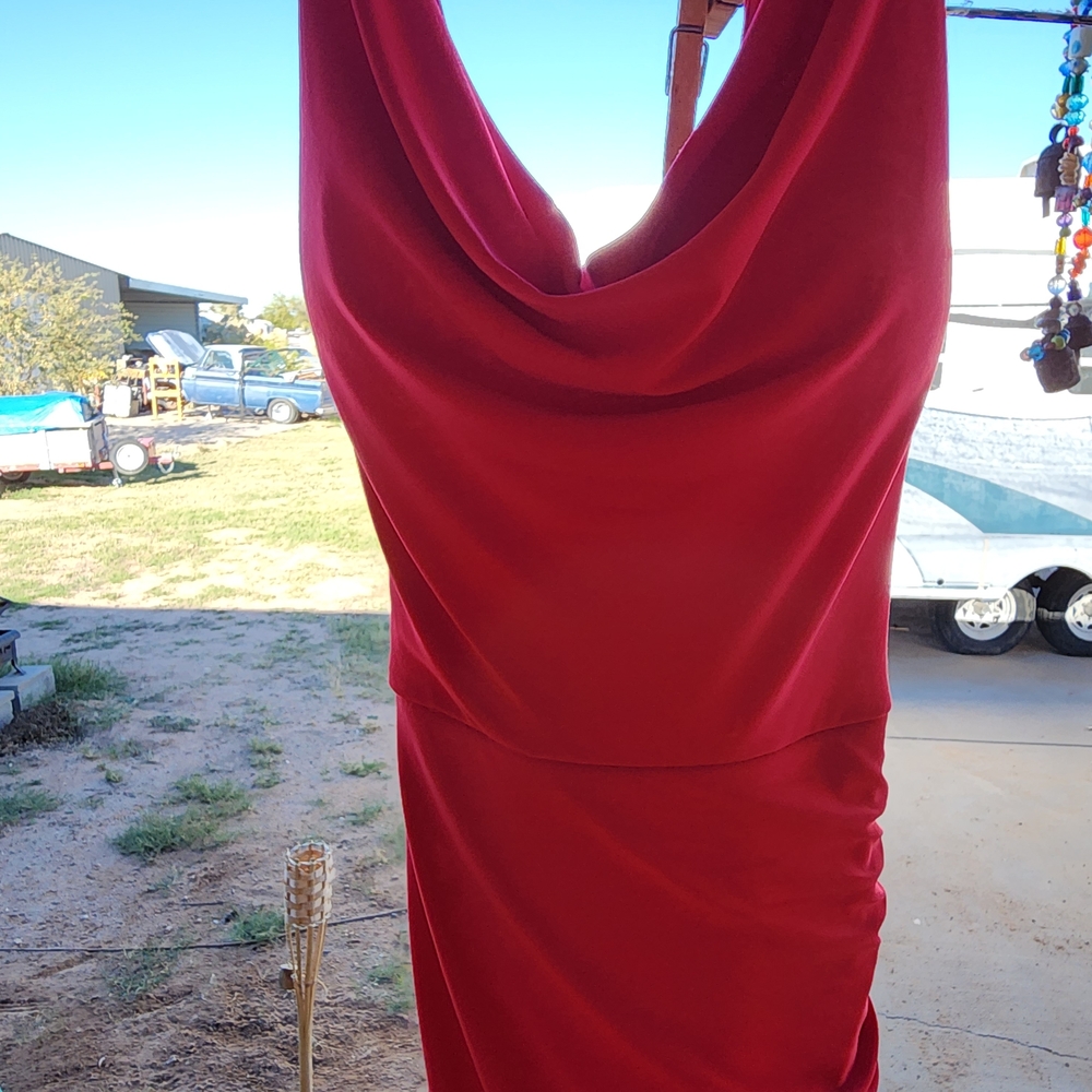 Jump Red Backless Dress